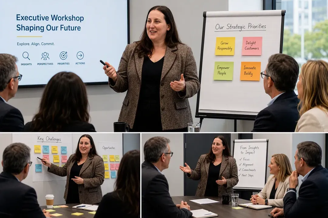 Marine Sanouiller leading executive workshops